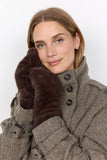 Soyaconcept - Handschoenen - Donkerbruin