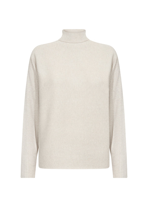 Soyaconcept - Trui Rolkraag - Beige