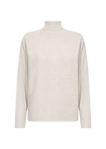 Soyaconcept - Trui Rolkraag - Beige
