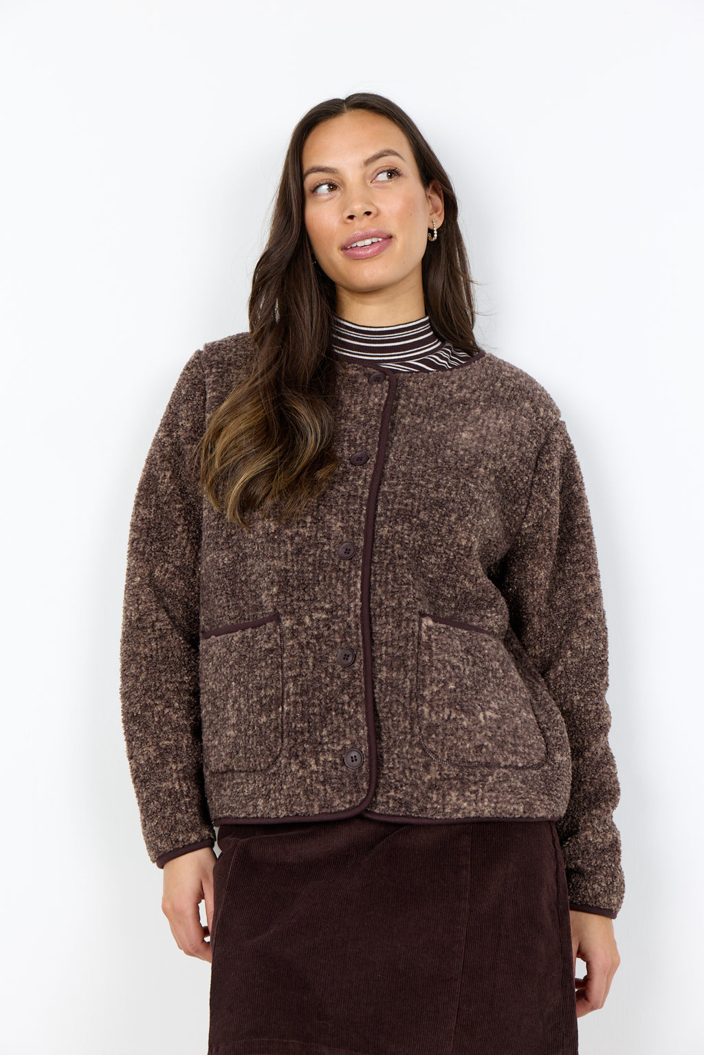 Soyaconcept - Gilet - Brun foncé