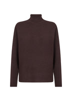 Soyaconcept - Pull à col roulé - Brun foncé