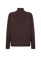 Soyaconcept - Pull à col roulé - Brun foncé