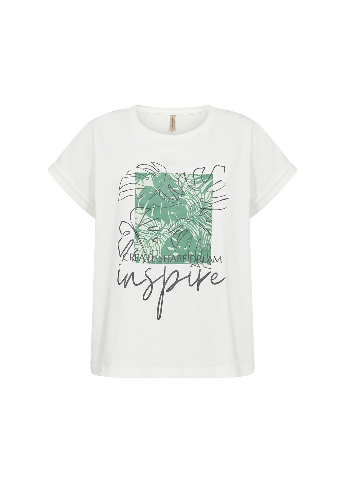 Soyaconcept t-shirt blanc pour femme