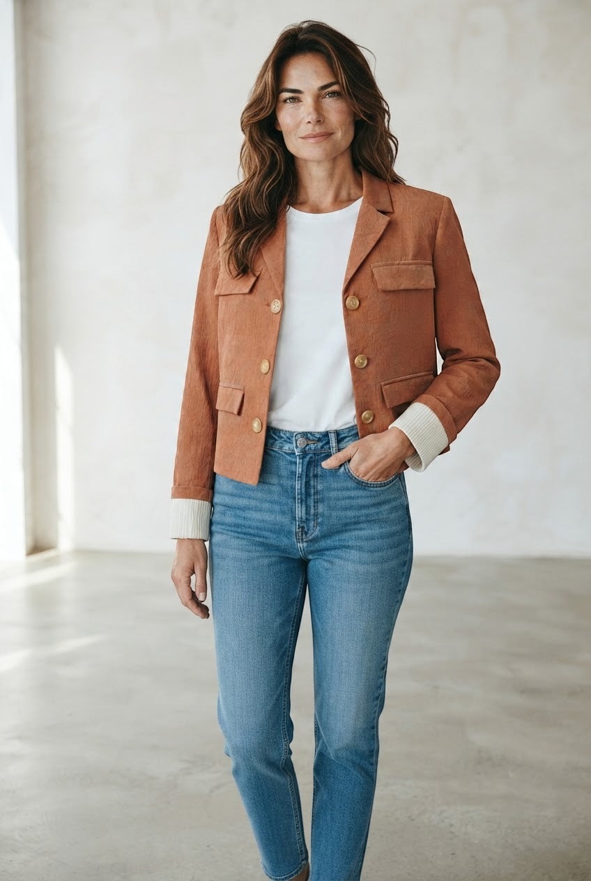 Baum und Pferdgarten blazer roest voor dames – 2