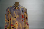 Stine Goya blouse ecru met waterverfprint en bloemen voor dames