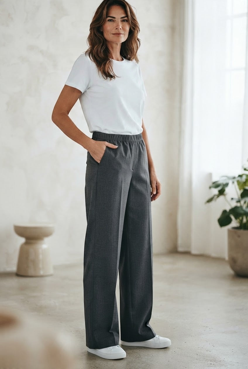 Grace & Mila broek grijs voor dames – 2