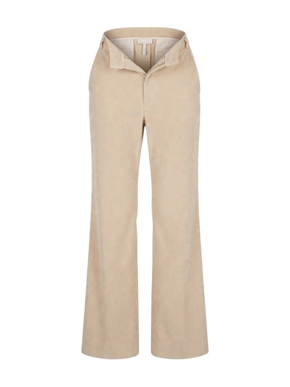 Kocca pantalon beige en velours côtelé à jambes larges pour femme