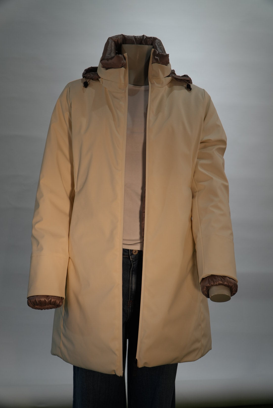People of Shibuya mantel ecru voor dames – 4