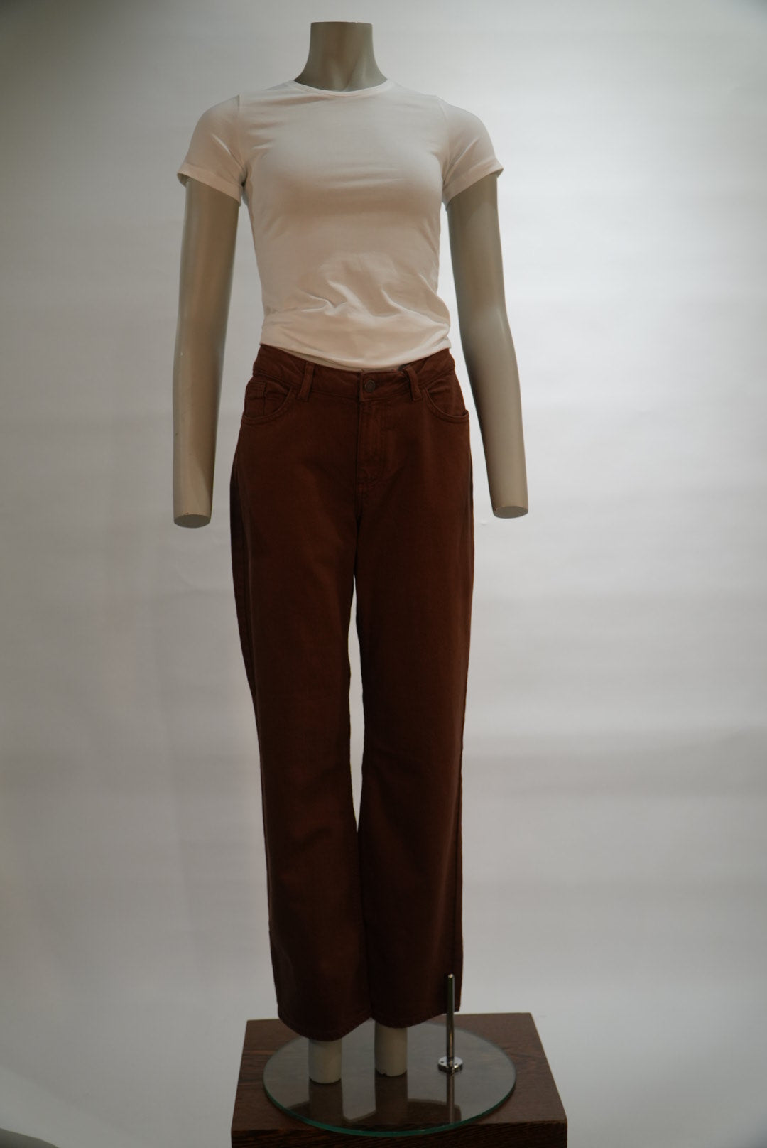 Vila broek bruin voor dames – 4