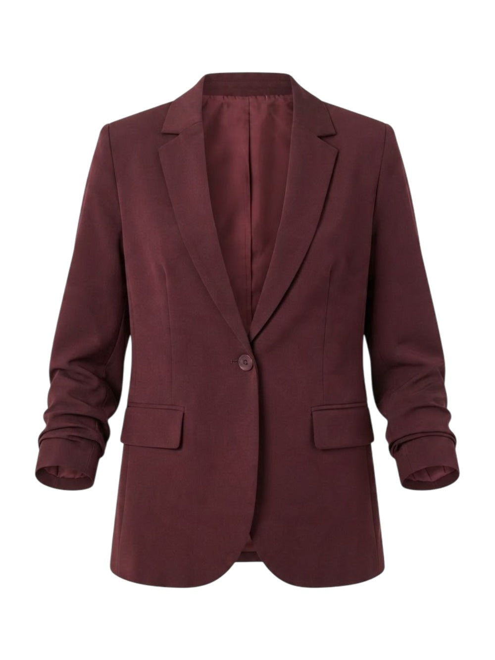 Imperial blazer bordeaux met getailleerde rug en klepzakken voor dames