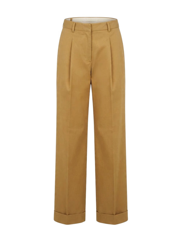 Selected broek camel voor dames