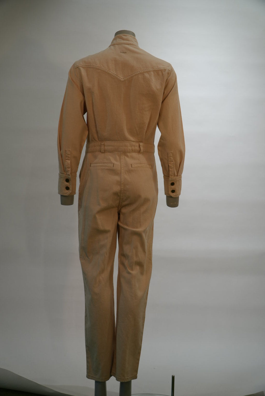 Ba&Sh jumpsuit ecru met asymmetrische knoopsluiting voor dames
