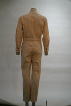 Ba&Sh jumpsuit ecru met asymmetrische knoopsluiting voor dames