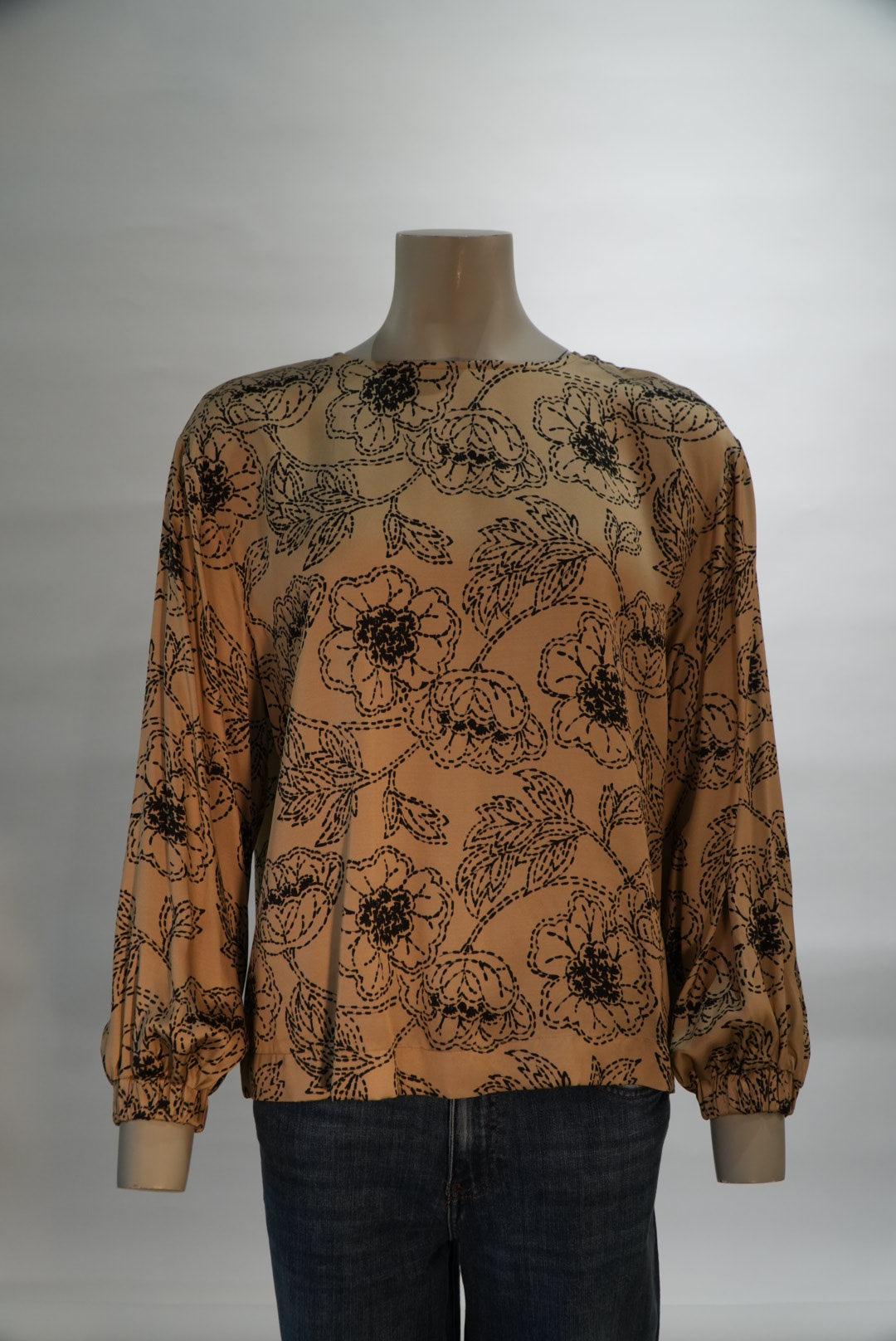 Ottod'Ame blouse beige pour dames – 3