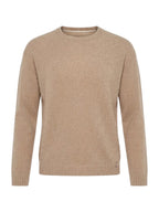 Ottod'Ame trui beige met ronde hals voor dames