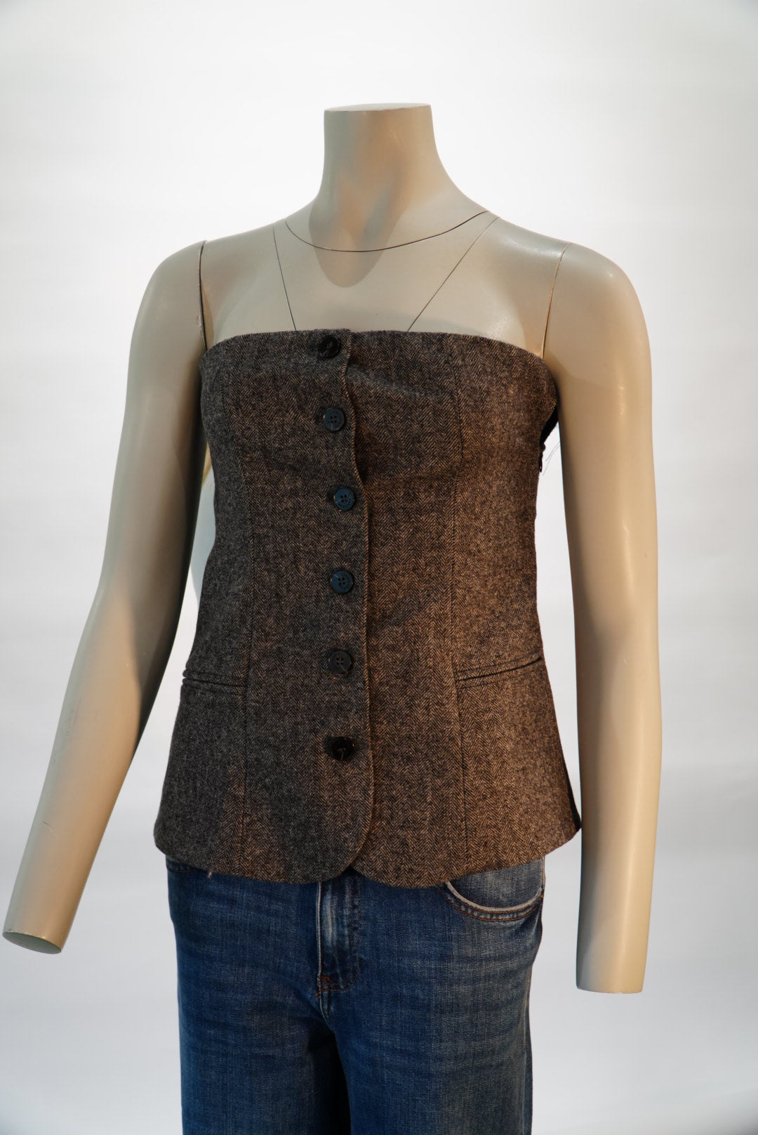 Grace & Mila top bruin voor dames – 3