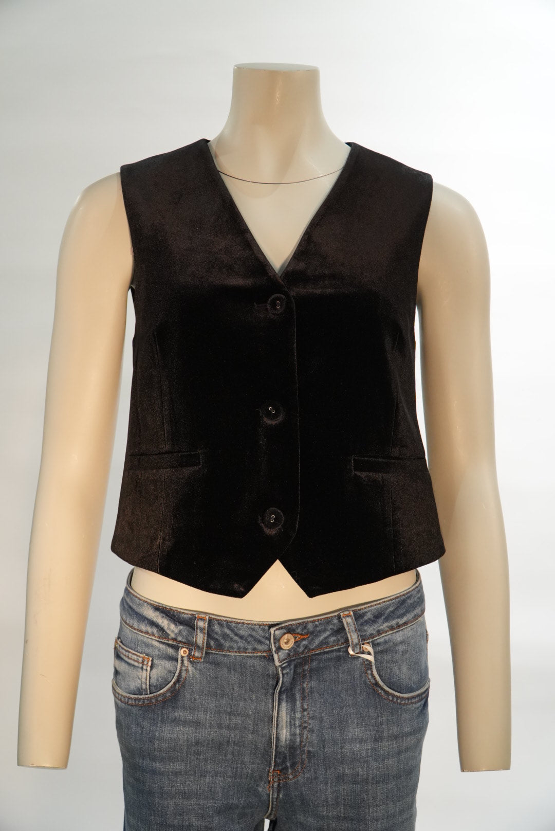 Grace & Mila gilet zwart voor dames – 3