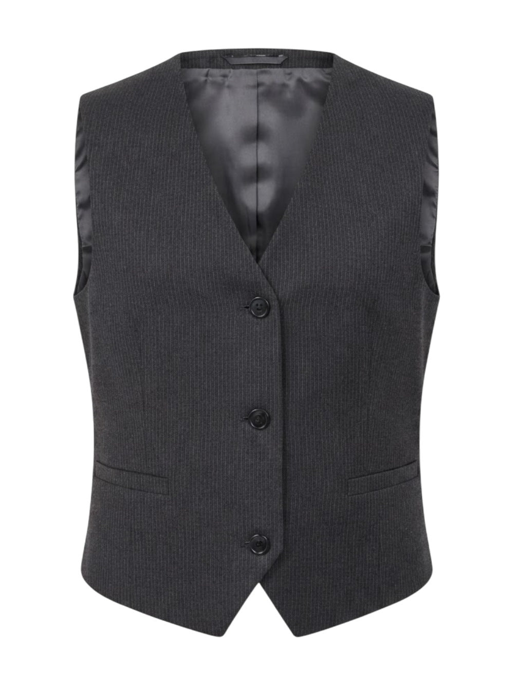 Grace & Mila gilet grijs voor dames
